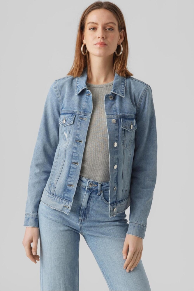 VMZORICA LS DENIM JACKET MIX NOOS 10279789 Light Blue Denim